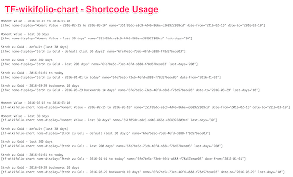 Und es stellt viele ver­schie­dene Short­codes zur Ver­fü­gung.