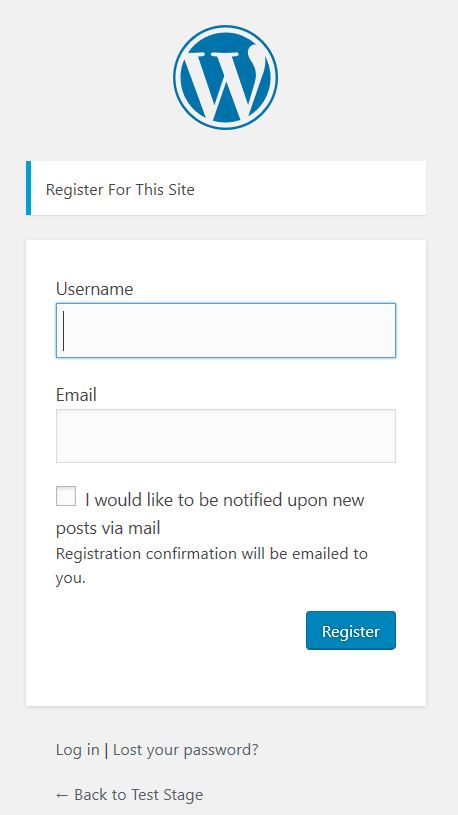 Option to subscribe to updates upon registration, can be pre-checked by default (admin option)
