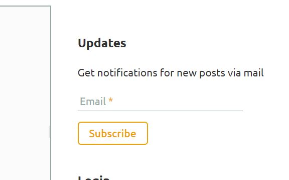 Widget on frontend, styled by custom theme, initially hiding name and terms (unregistered visitor, Pro extension)