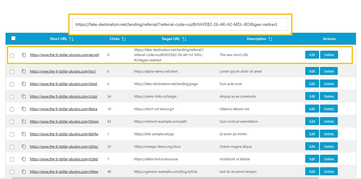 Clean short URLs for your website