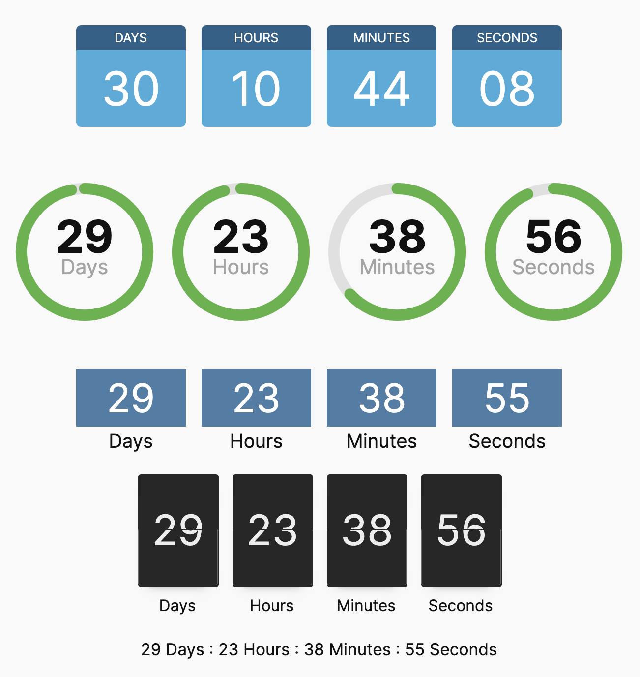 Block in frontend