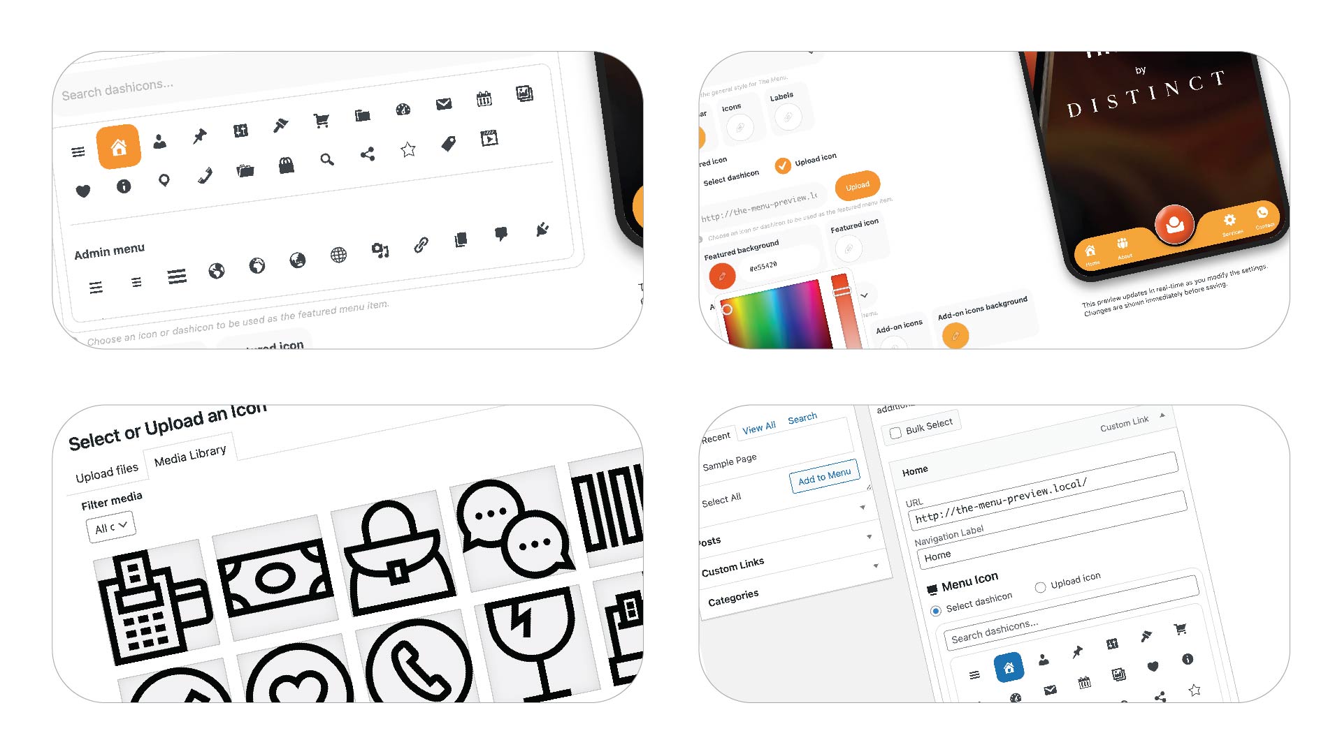 Easy-to-use customisation options