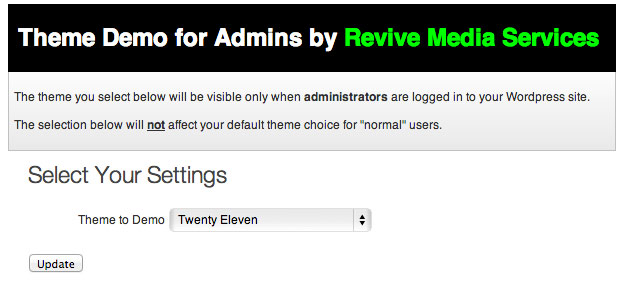 The admin
