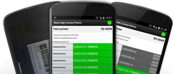 Preview of the event management dashboard to manage and keep track of ticket sales