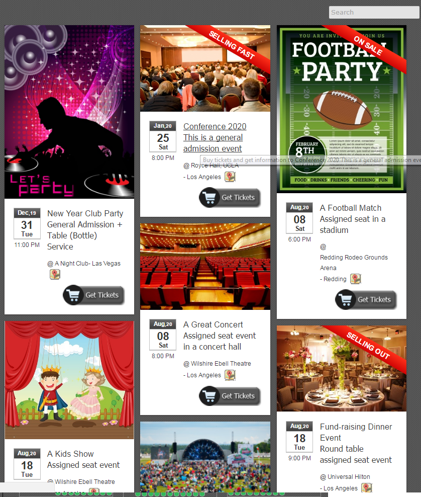 Ticketing software for Conferences, Seminars, Workshops and political, professional or religious-events