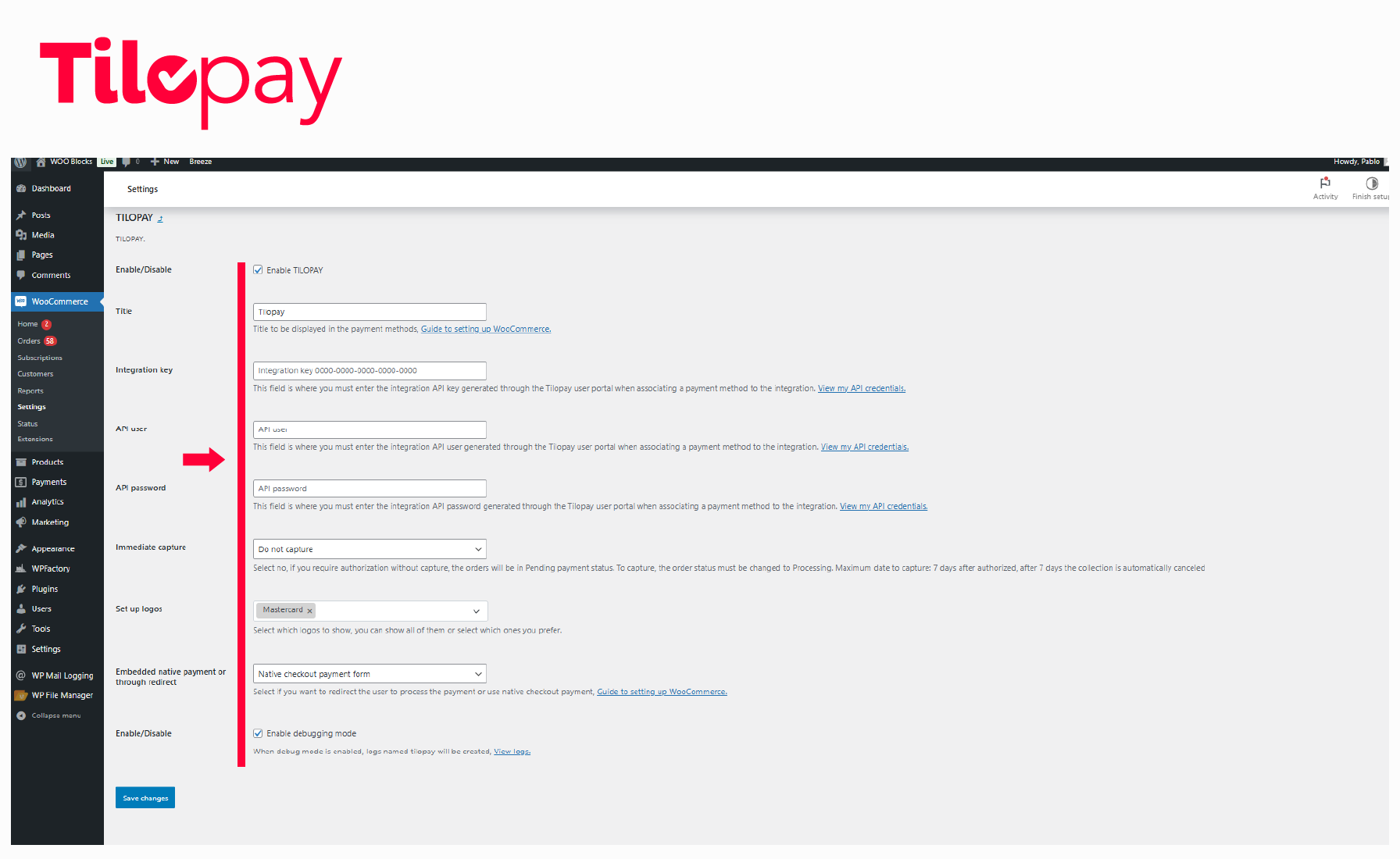 Fill out the form