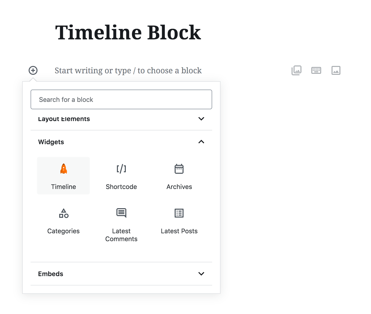 Timeline Express - Timeline Content Block