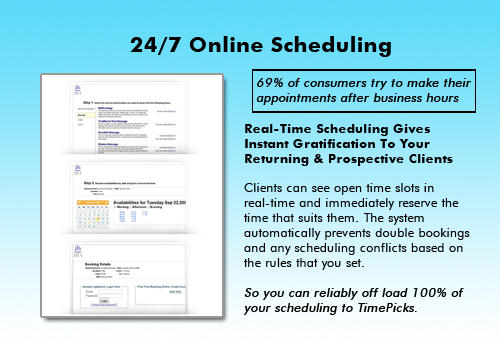 24/7 Online Scheduling