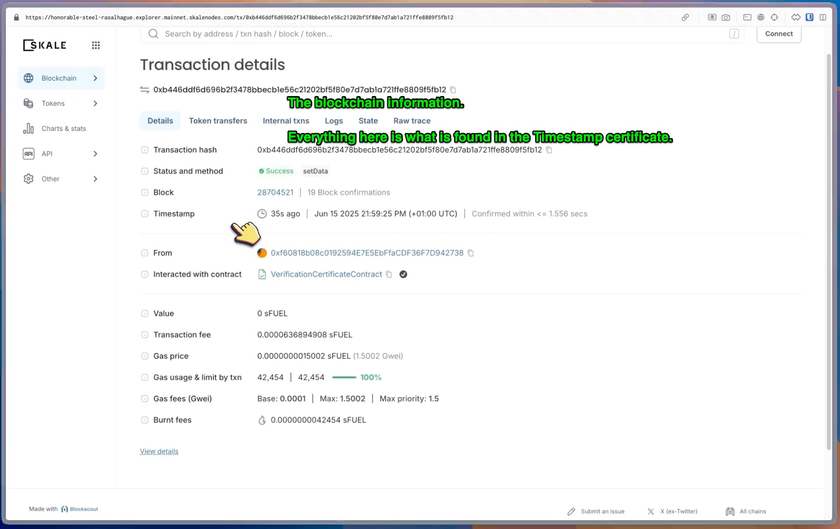 Go to: Settings > Timestamps, and click the "Authenticate" button.