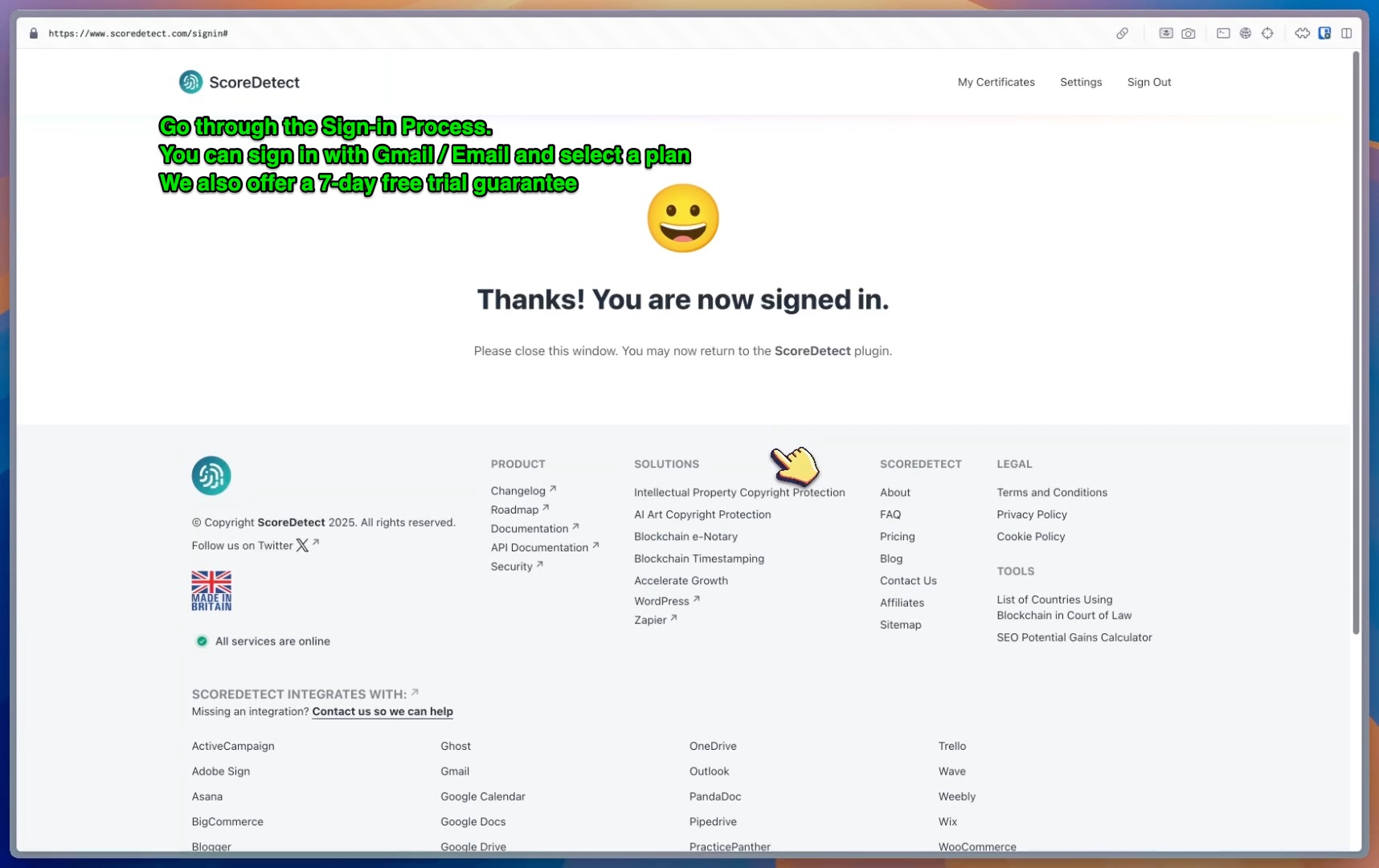 Adjust your settings as needed. For example, you will want to set the "Display Created By" to Active. This will show your authorship in all certificates in the WordPress site.