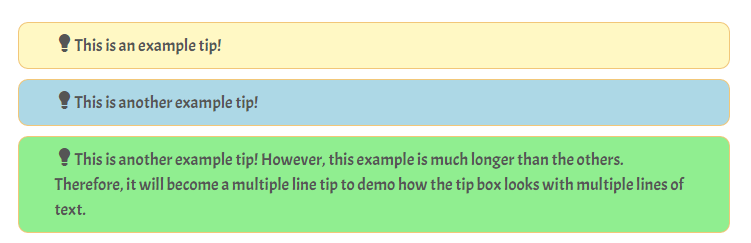 Example Tip