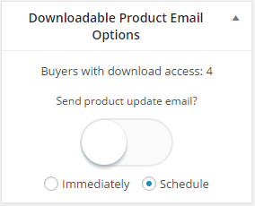 Plugin UI on product page (button turned off).