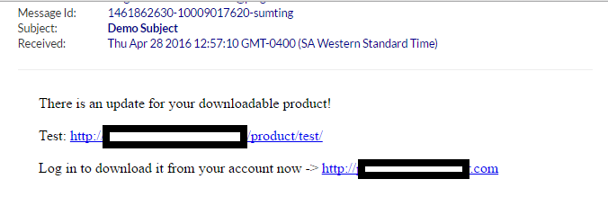 Customable email body, more customization soon.