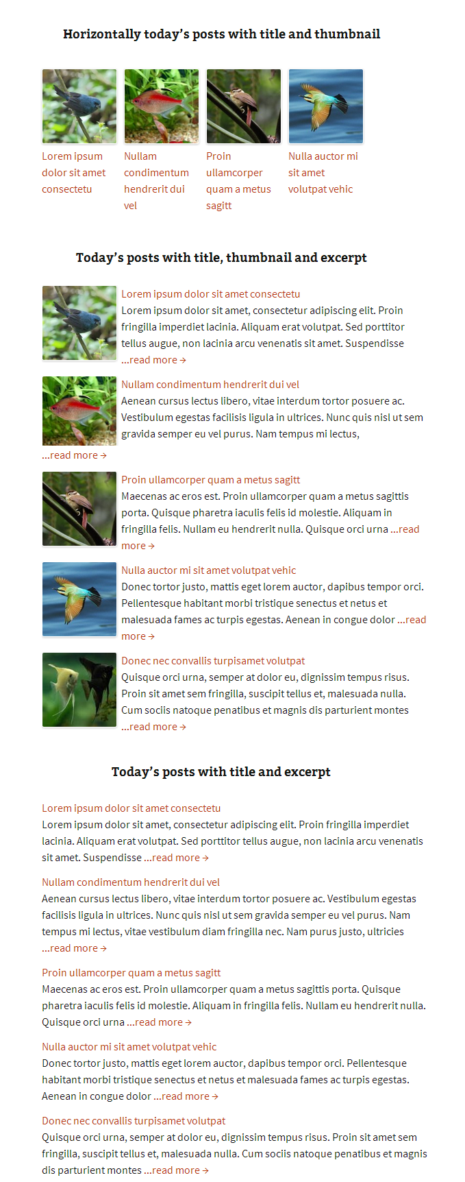 Today's posts on page