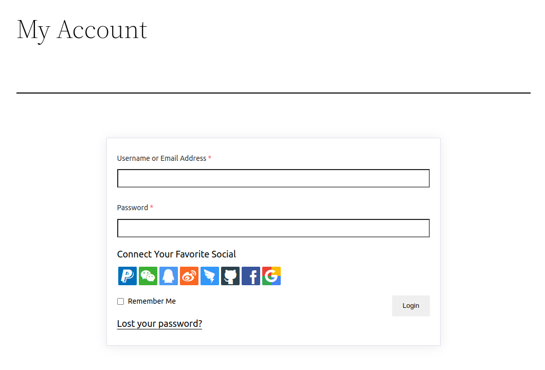 TomS Social login Binding button in Ultimate Member account tab