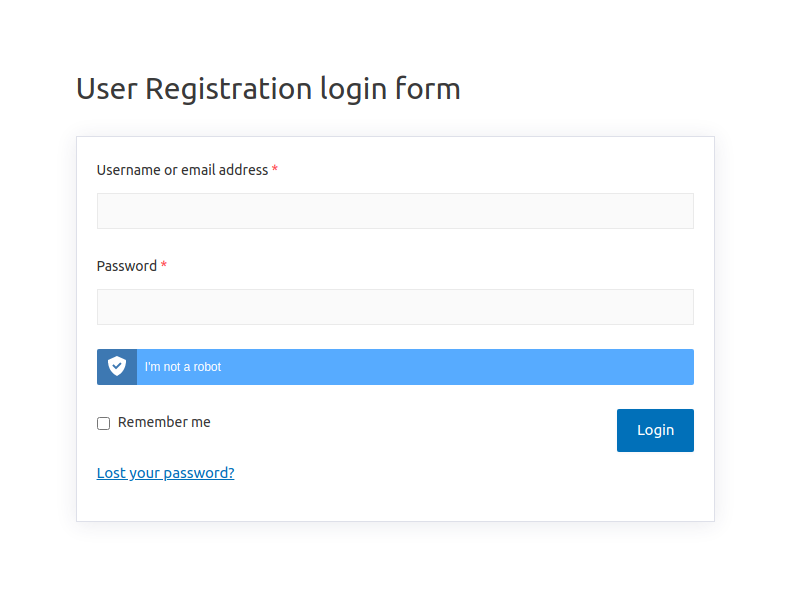 Ultimate Member Register form