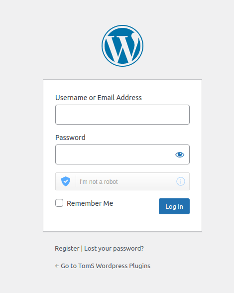 Wordpress default lostpassword form