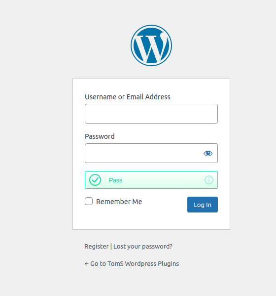 User Registration register form
