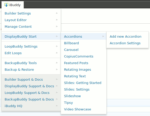Toolbar Buddy in action - third level - "DisplayBuddy" - "Accordion" management ([click on image for larger view](https://www.dropbox.com/s/crbgml8zze5ttv8/screenshot-4.png)).