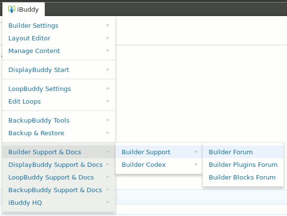 Toolbar Buddy in action - third level - resources section - "Builder" Support/Codex ([click on image for larger view](https://www.dropbox.com/s/vjq0cexb1a533a7/screenshot-5.png)).