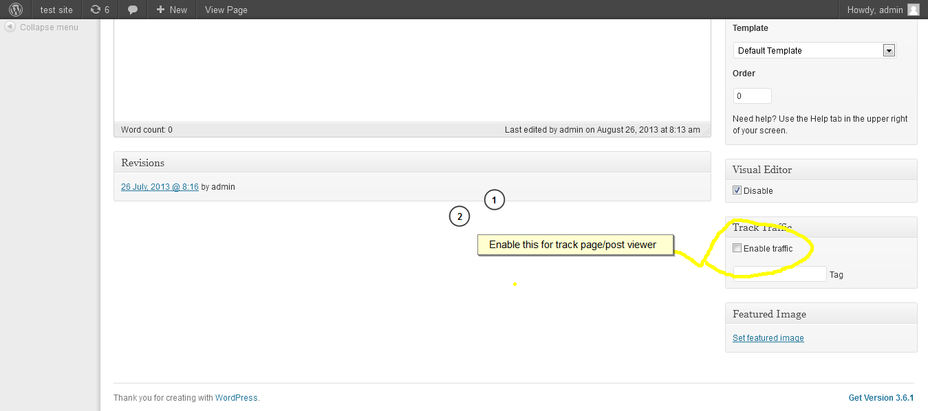 How to enable track for post/page.`/assets/screenshot-3.png`