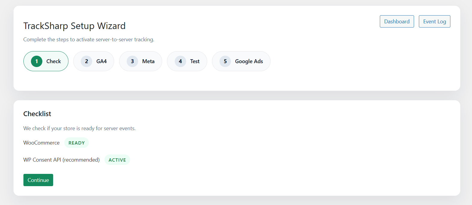 Setup Wizard – guided setup and testing tools
