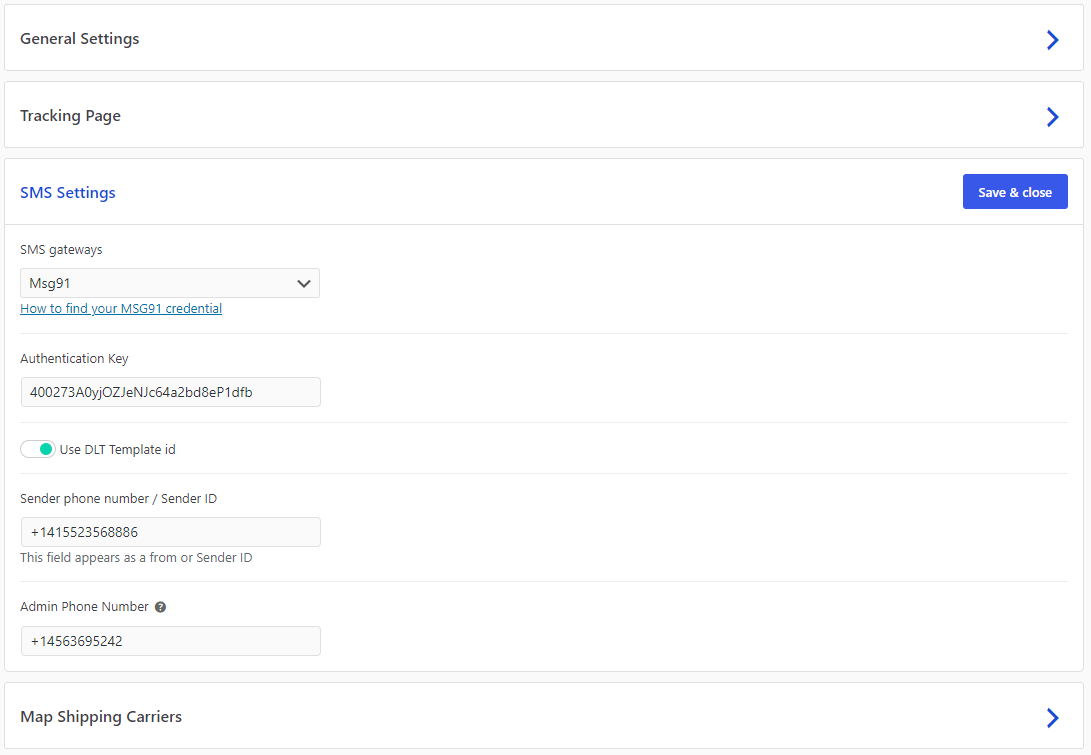 Fully customize the tracking widget with a live preview, choose what info to show and match the style and colors to your brand.