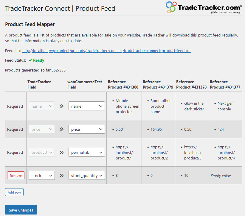 Xml product feed generator / mapper