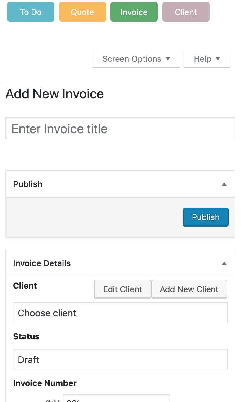 Create invoices easily while on the road on your mobile.