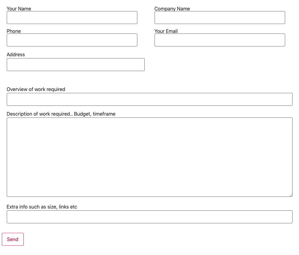 When visitors on your website want a quote, they could fill out a form which wll auto generate a quote in the back end for you to work on with prefilled fields.