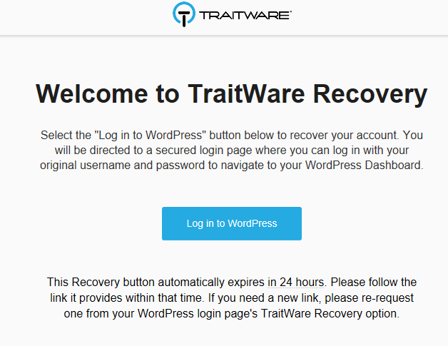 TraitWare replaces username and passwords with a QR.