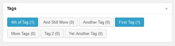Turn your Tags into fancy buttons.