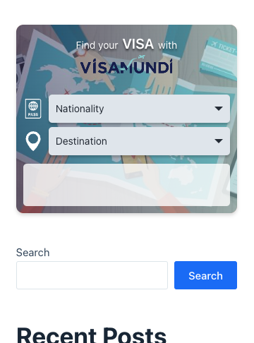 The widget can also be easily placed in a sidebar