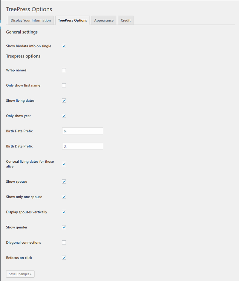 Family Groups allow you to control multiple trees (Premium version)