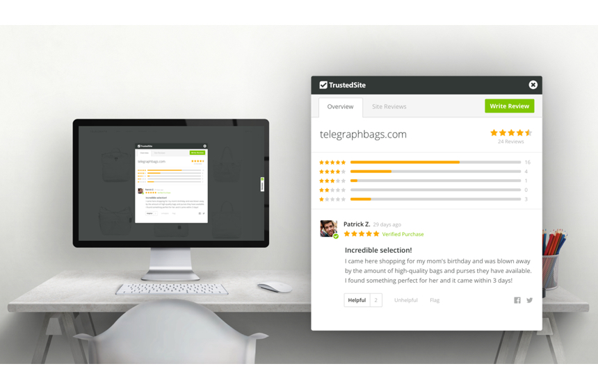 The review button and badge widgets help you display verified reviews from your customers to build trust and boost sales.