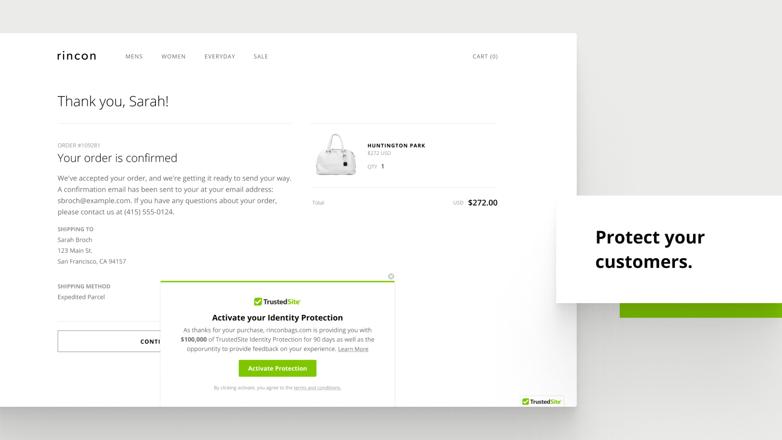 Protect your customers.