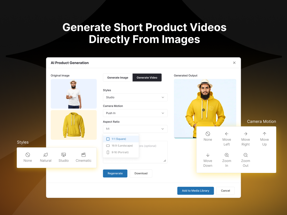 TryAura - Generate Product Videos