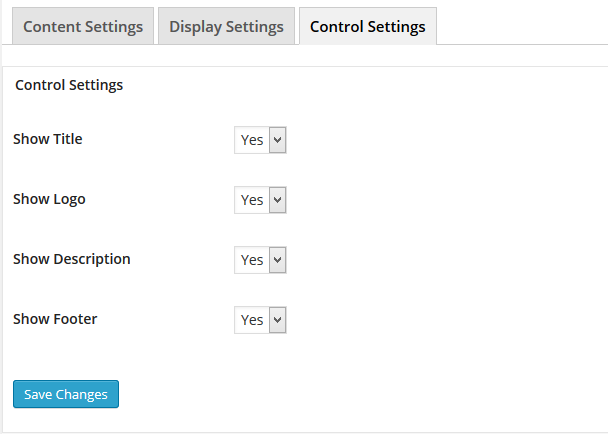 This is a Setting page.