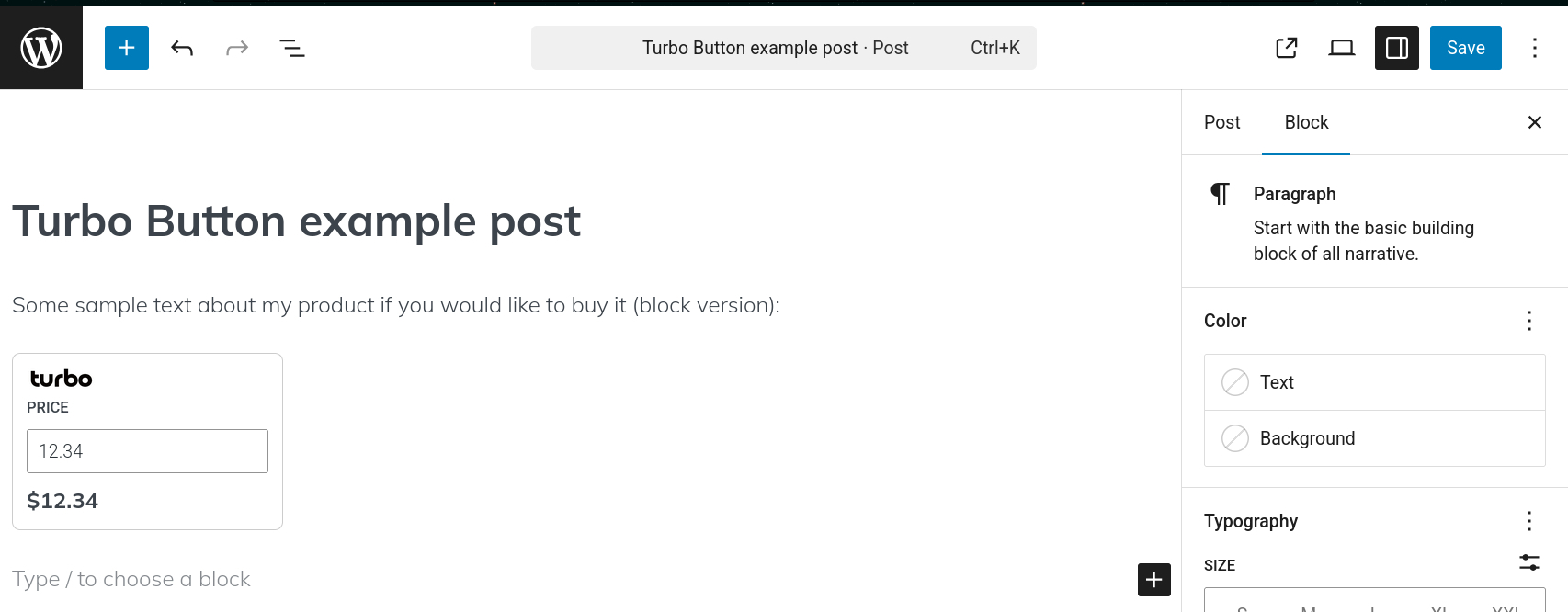 The formatted price will now be displayed.