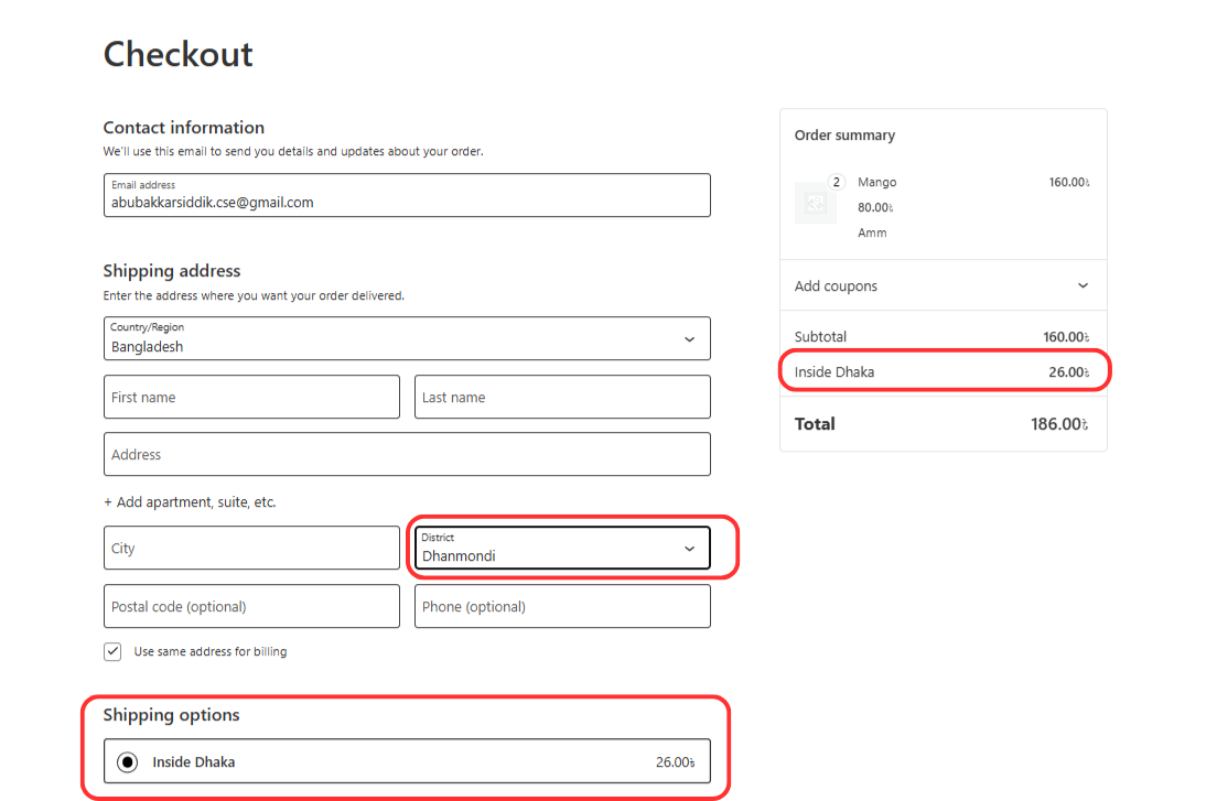 Form to create a new shipping state with country and code.