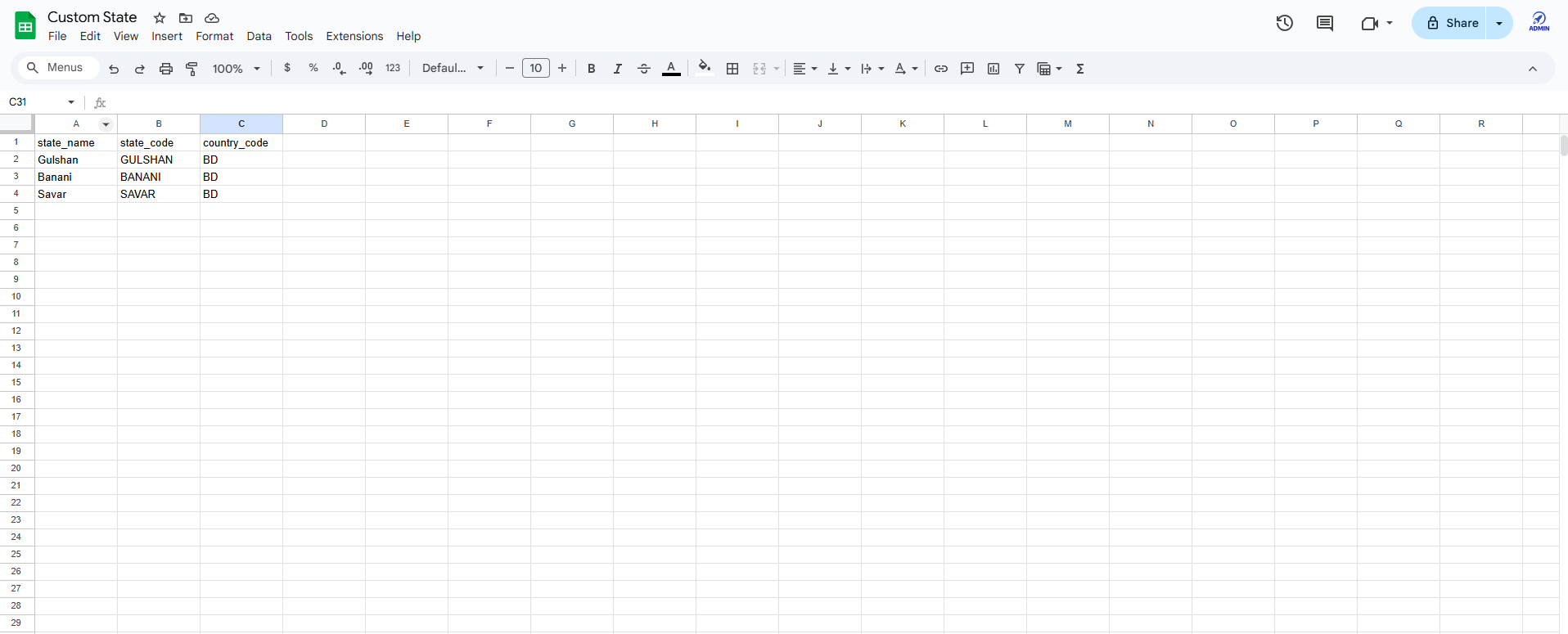 Your Custom Shipping Zone