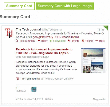 Difference between Summary Card & Summary Card with Large Image!