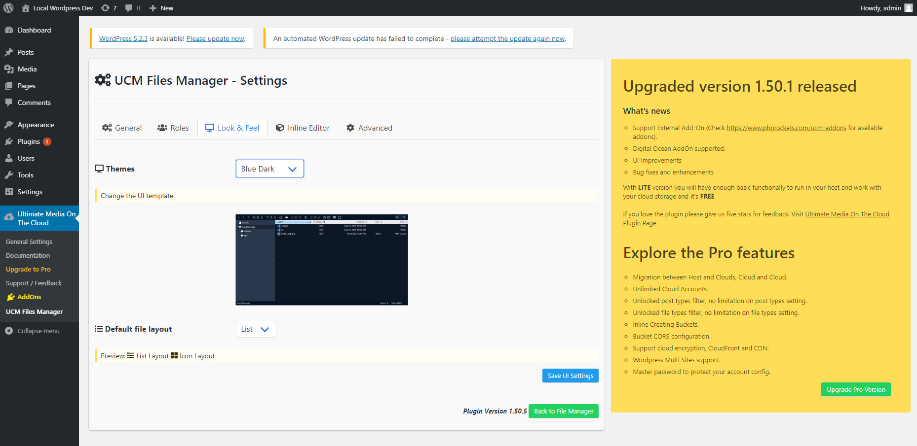 Upload file(s)