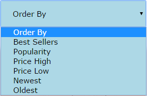 Visitor sorting options
