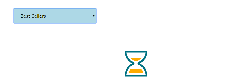 Loading icons shows while products are loaded as per filter criteria