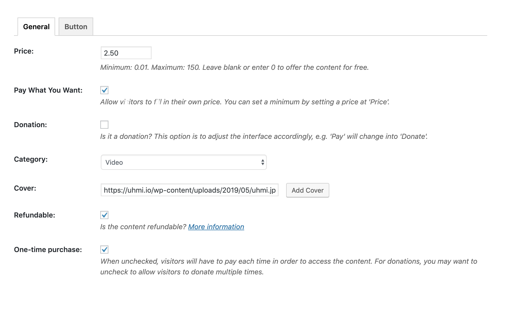 Fill in your payment details.