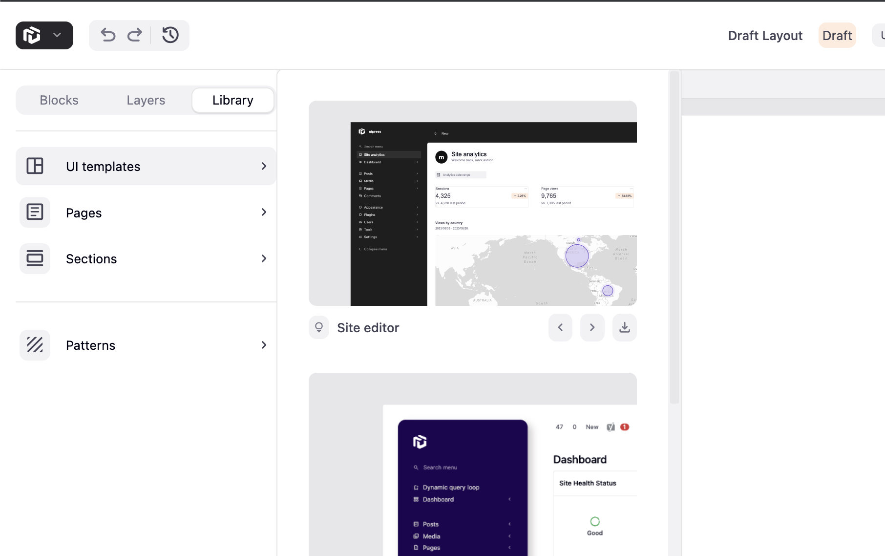 An image showing the mobile preview in the builder