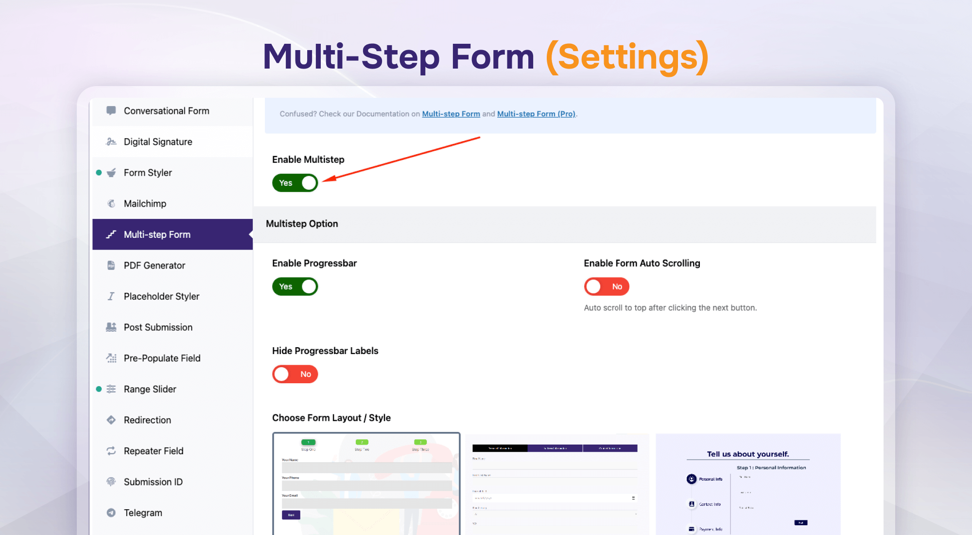 Redirection (Settings)