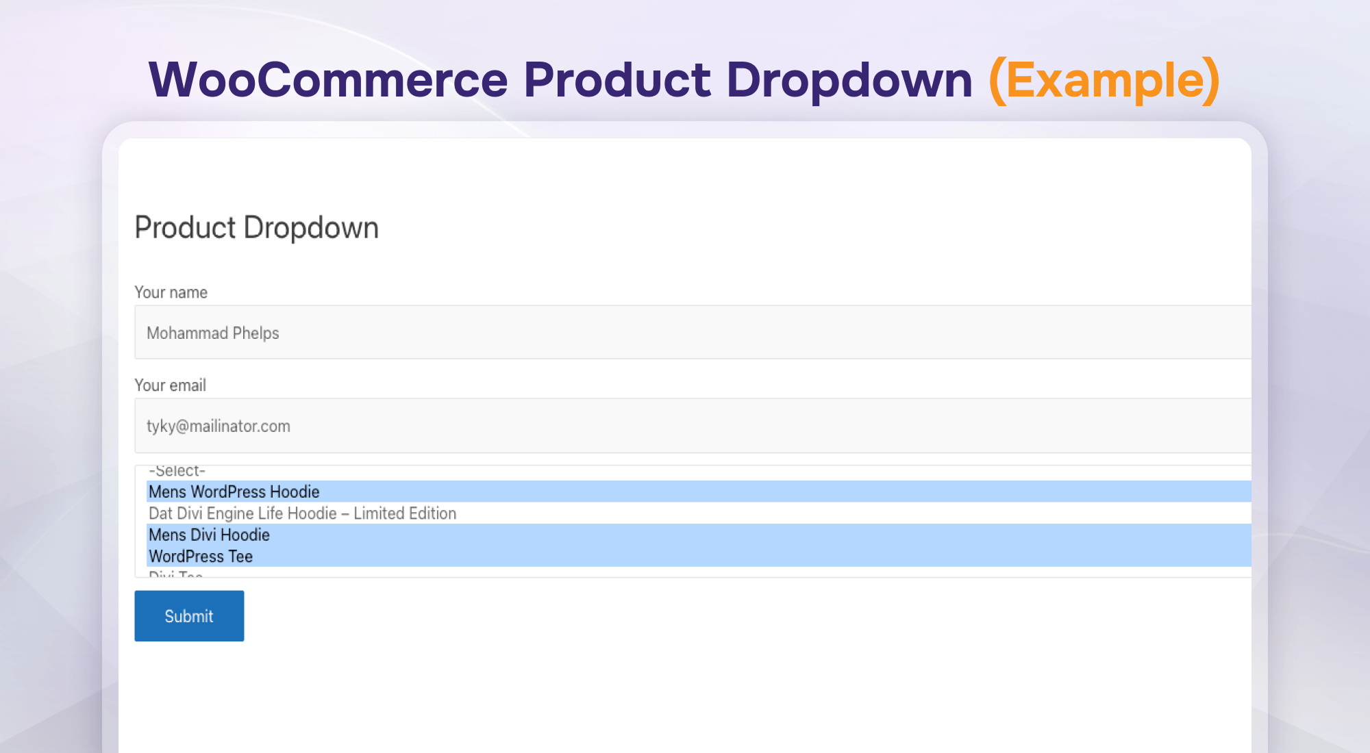 Columns / Grid Layout (Form Example)