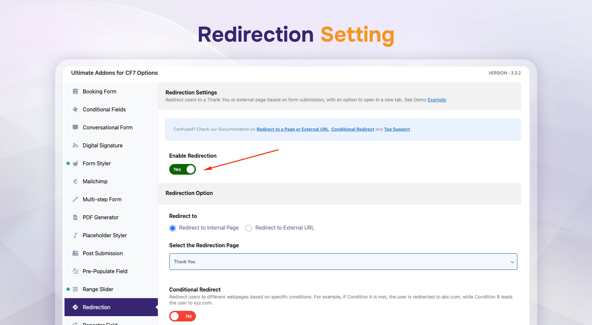Placeholder Styling (Settings)